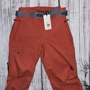 Stio Environ Ski Waterproof Snow Pants Smokey Salmon Women's Size Small